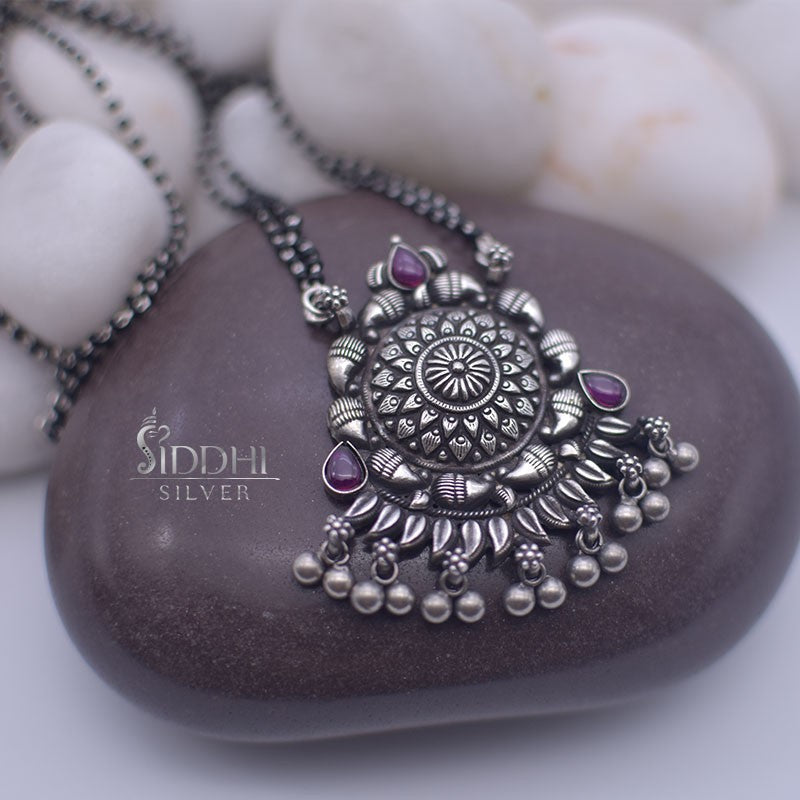 28" Chain mangalsutra surya pendal