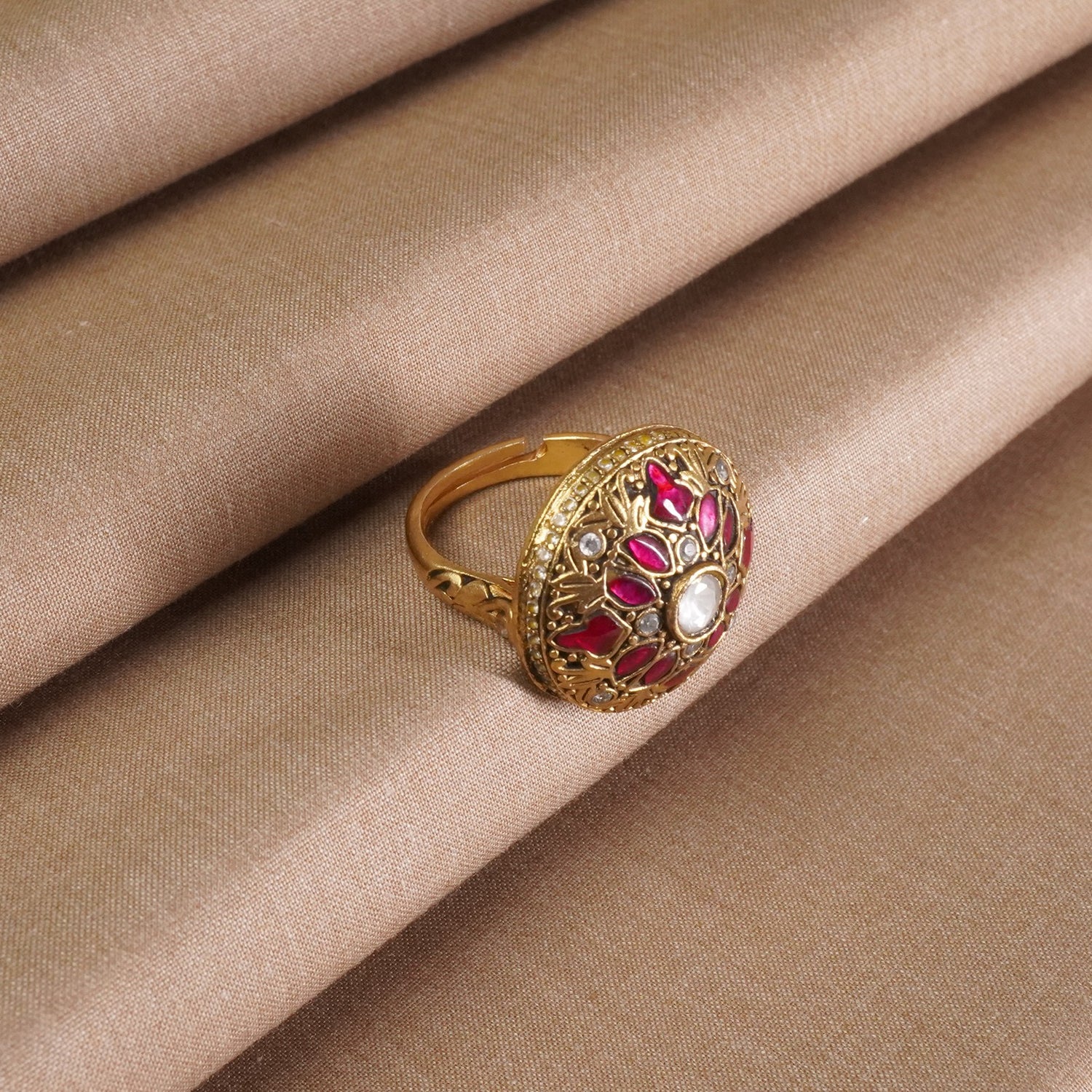 Adjustable Antique Silver Kemp Ring