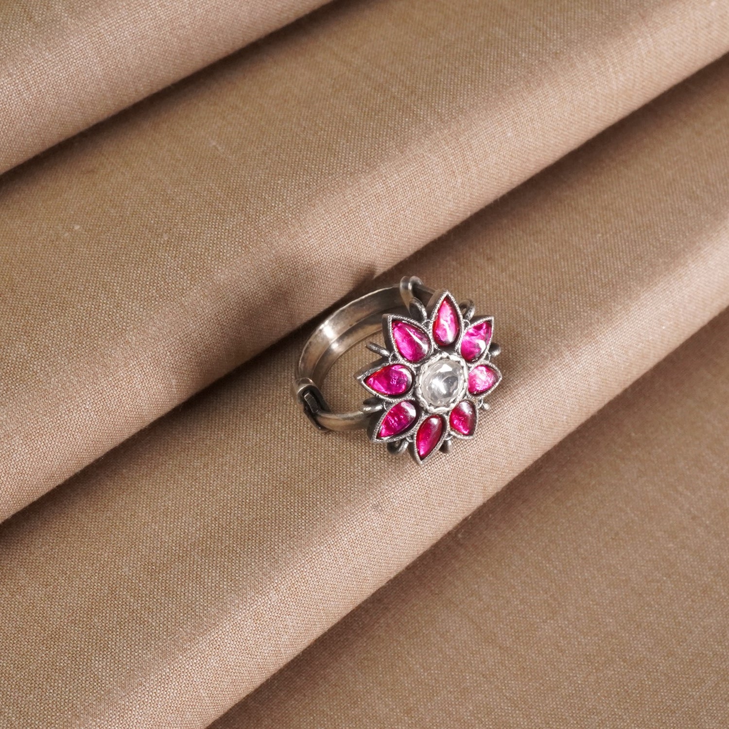 Shop Online Adjustable Silver Ring