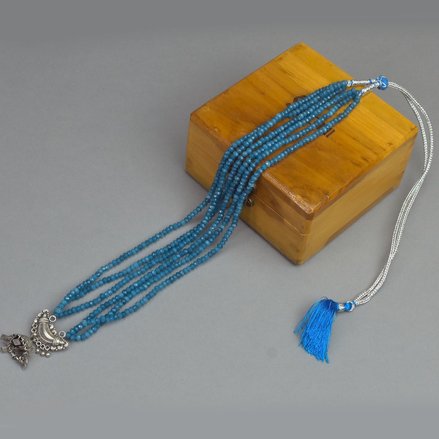 turquoise silver necklace