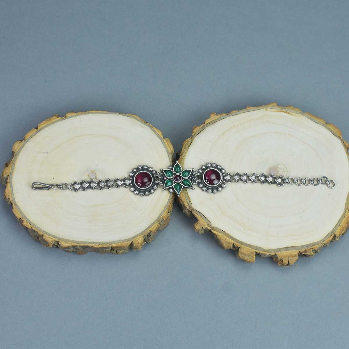 Bracelet kemp red-green