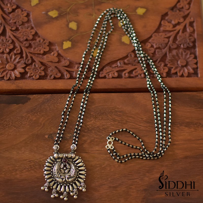 Chain mangalsutra pipe chand pendal