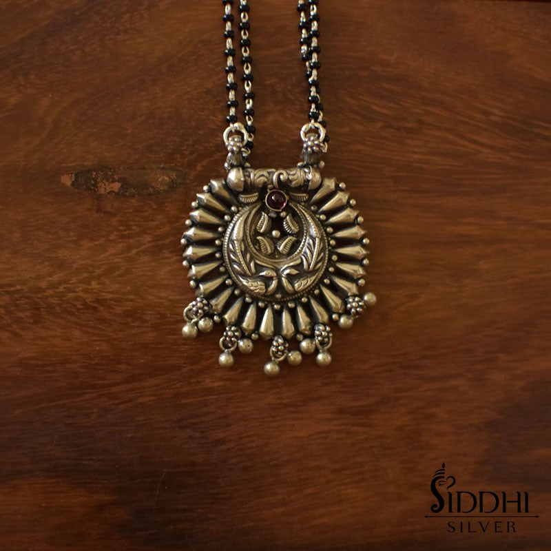 Chain mangalsutra pipe chand pendal