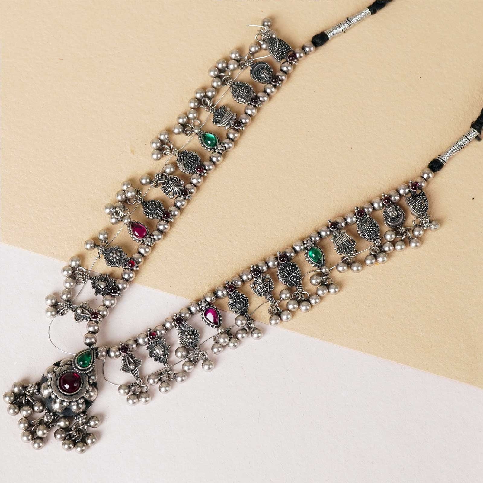 Silver Kolhapuri Saaj 12 Pani Bada Saaj Ghat - Main Image