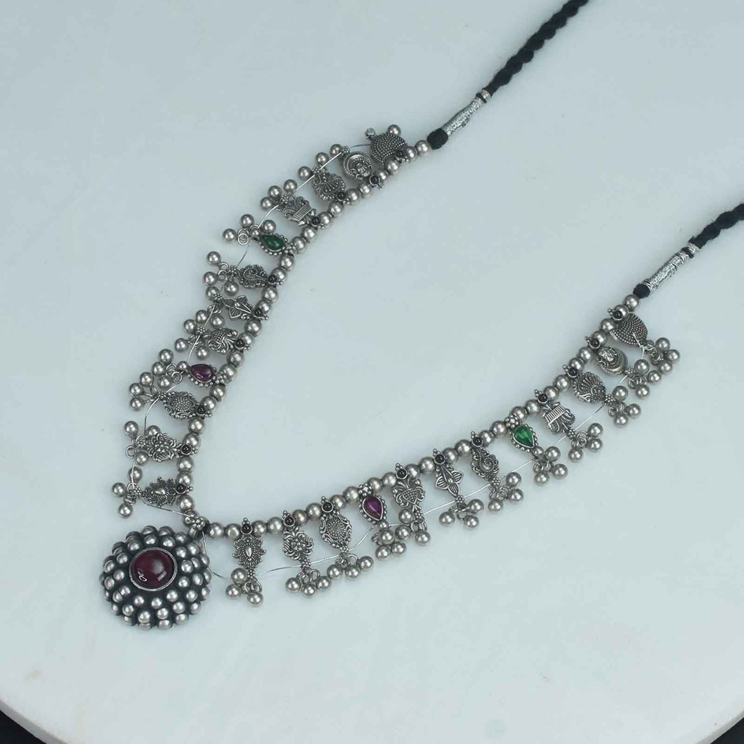 najuk silver kolhapuri saaj