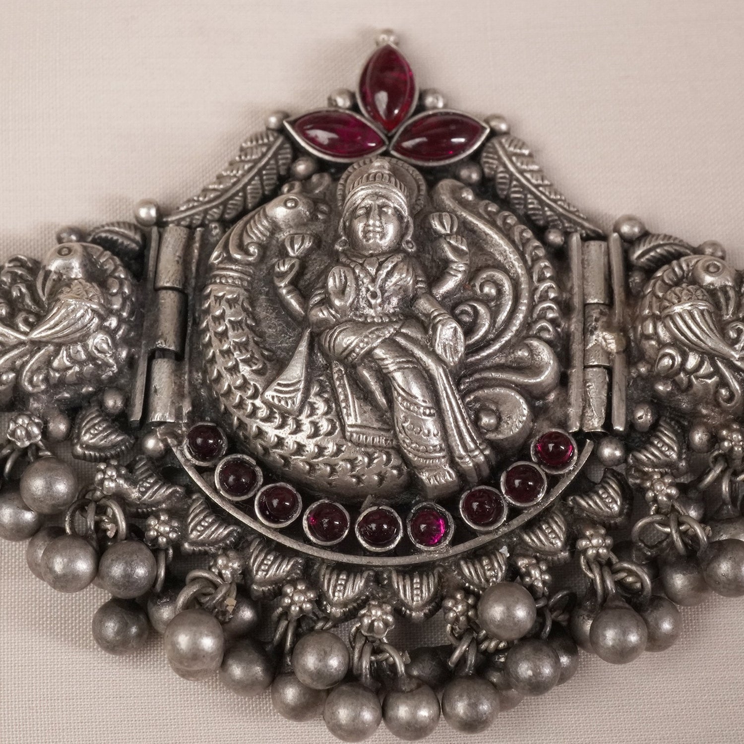 Silver Laxmi Choker