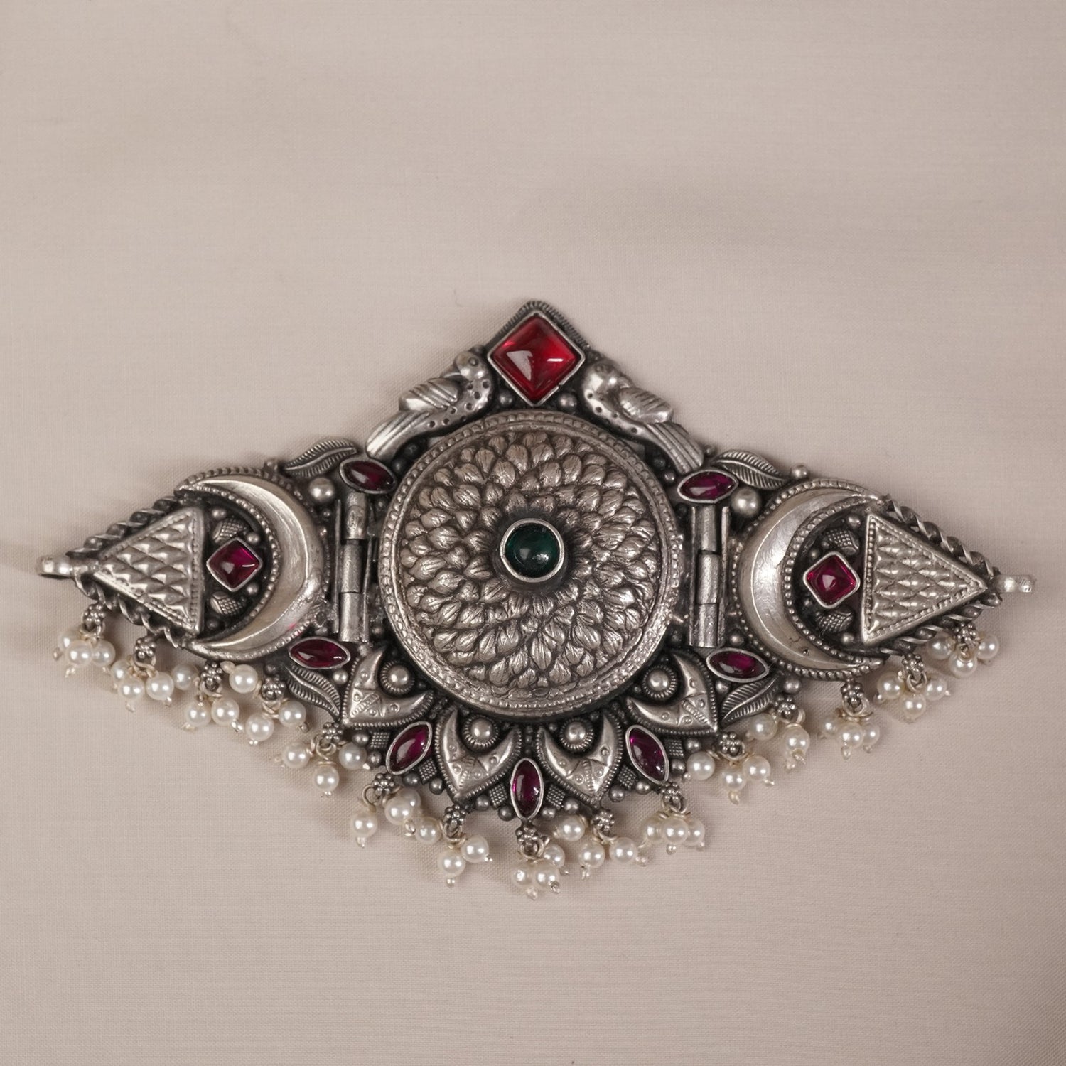 Silver Pearl Choker
