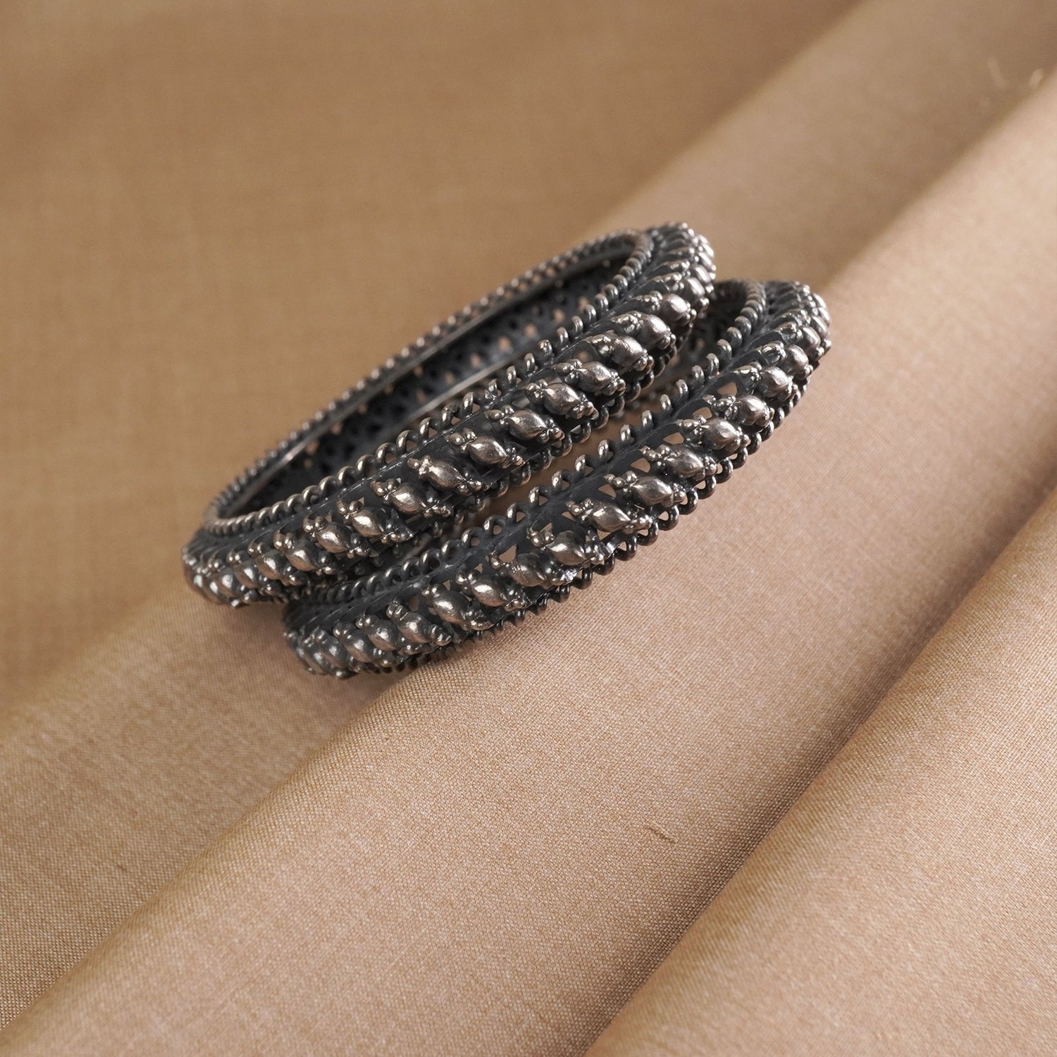 Silver Tode Bangles