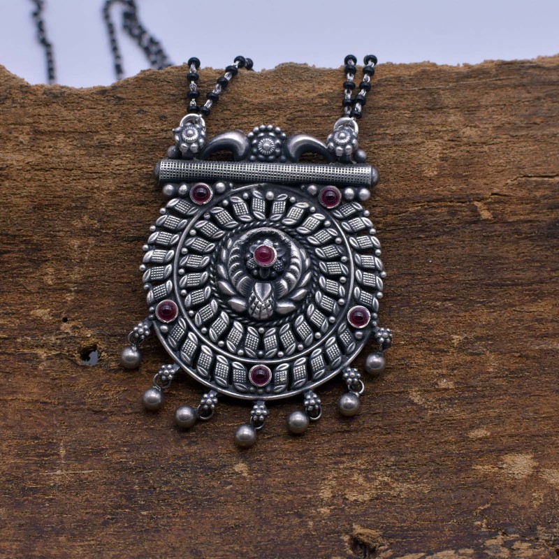 silver chand pendant