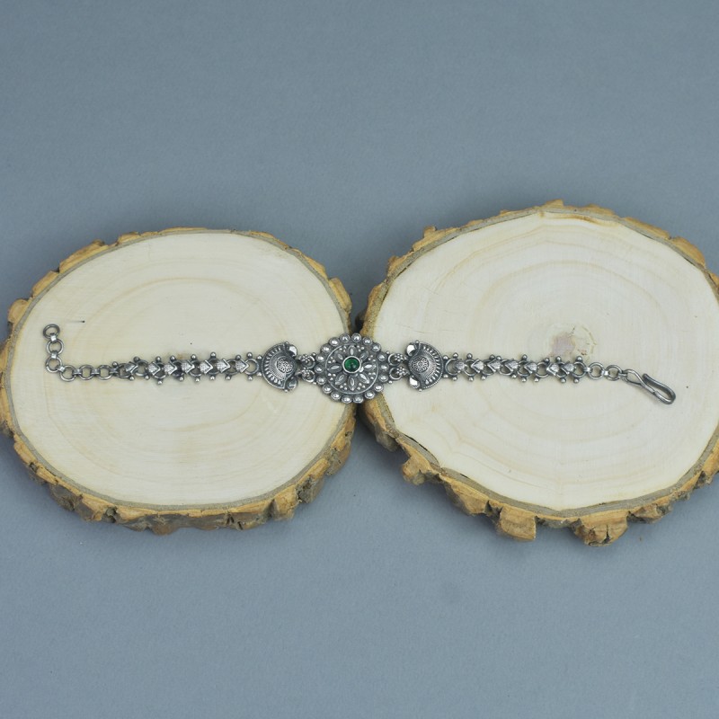 Traditional Silver Bracelet surya panti