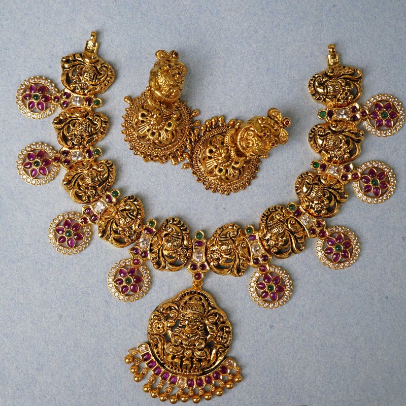 Golden Necklace Bhandal jewellery Gold Covering