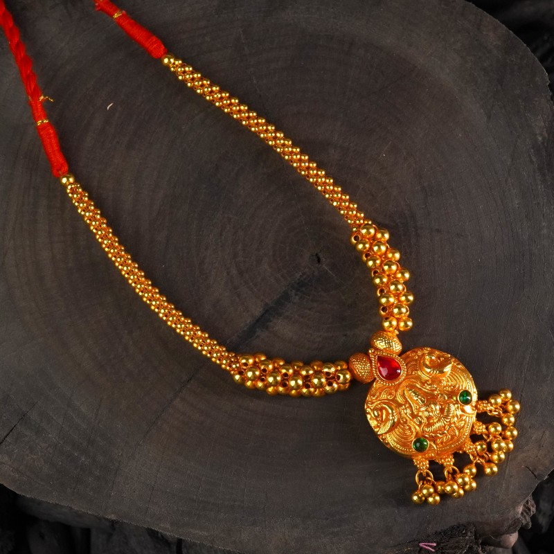 silver kolhapuri thushi gold plated