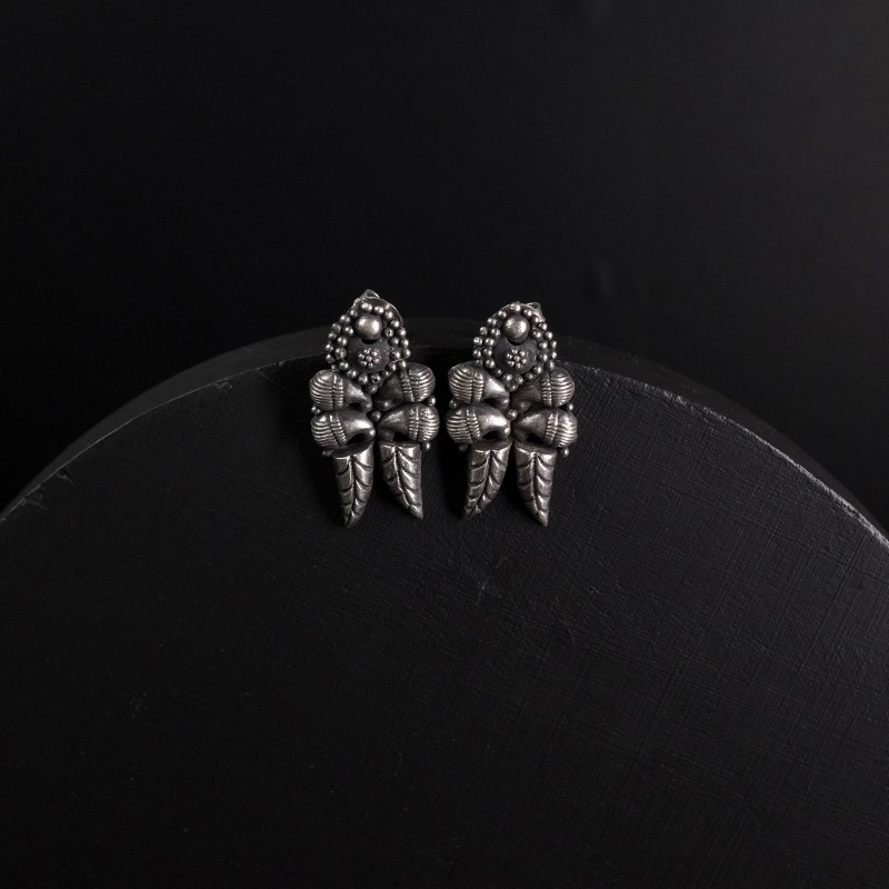 Silver Small Nakash Earrings