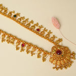 925 silver Kolhapuri saaj with gheru gold plating