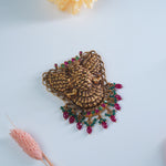 Gold plated silver garuda pendant