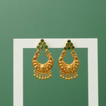 Handcrafted pure 925 silver Chandbali Jhumka craftsmanship
