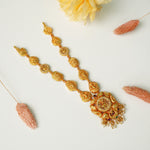 Light weight gold plated silver necklace for gifting

