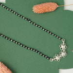Minimal silver mangalsutra daily styling