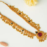 Pure 925 silver gold plated Kolhapuri Saaj design