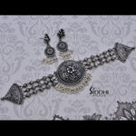 Pure silver choker necklace design