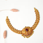 Silver gold plated necklace design in pure 925 silver