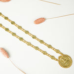 Temple laxmi haar design in silver