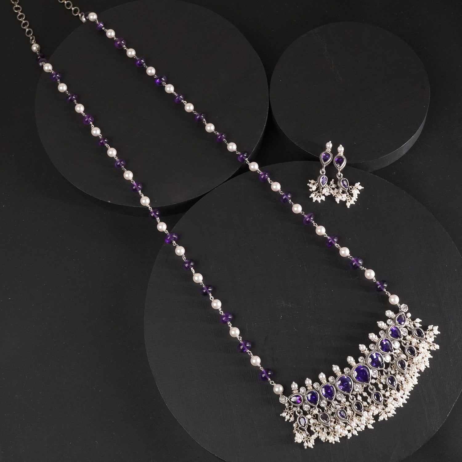 traditional amethyst necklace design