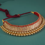 handmade silver vajratik necklace desing in 92.5 silver