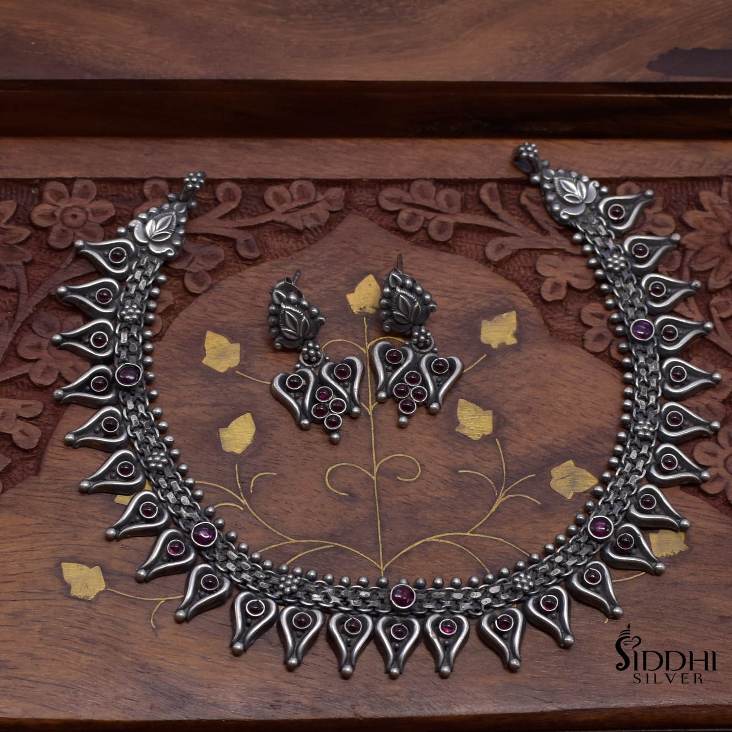 Chain rava koyri necklace