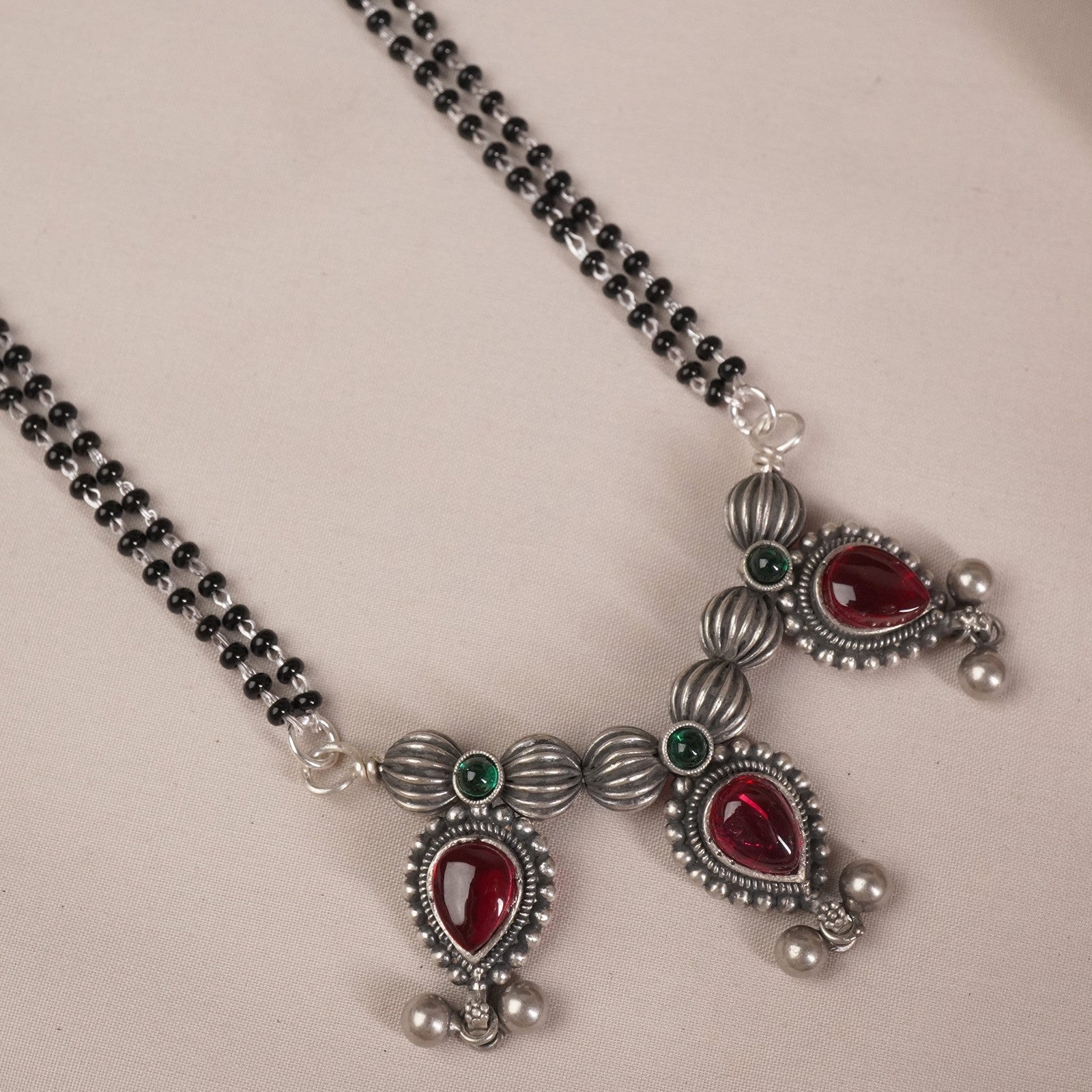 Chandi ka mangalsutra pendant