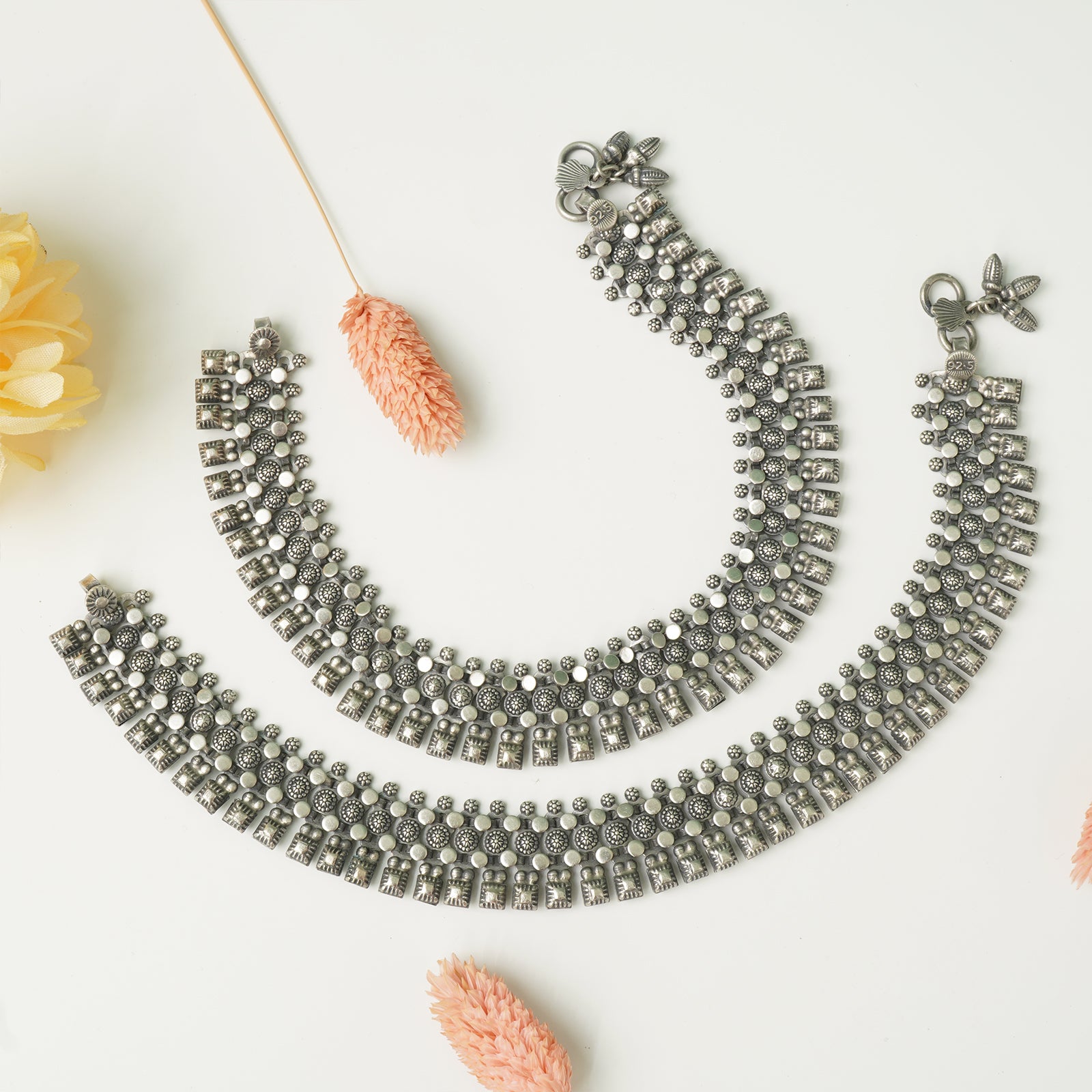 chandi ki payal silver anklet design for women