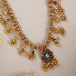 handmade silver kolhapuri saaj necklace design