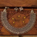 925 silver coral chatai necklace