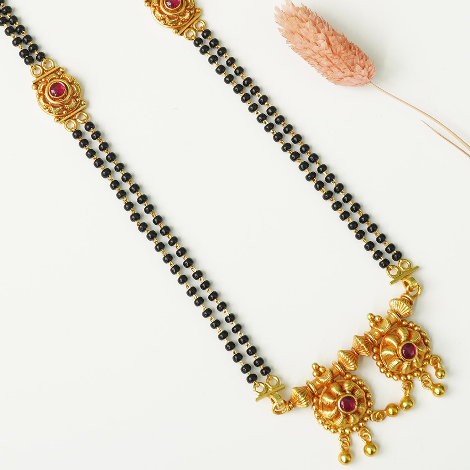 Shop Short Vati Mangalsutra Design In Silver Gold Plated