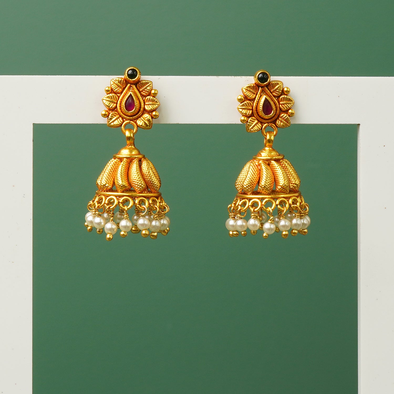 Shop Gold Plated 925 Silver Jhumka Online At Offer Prices