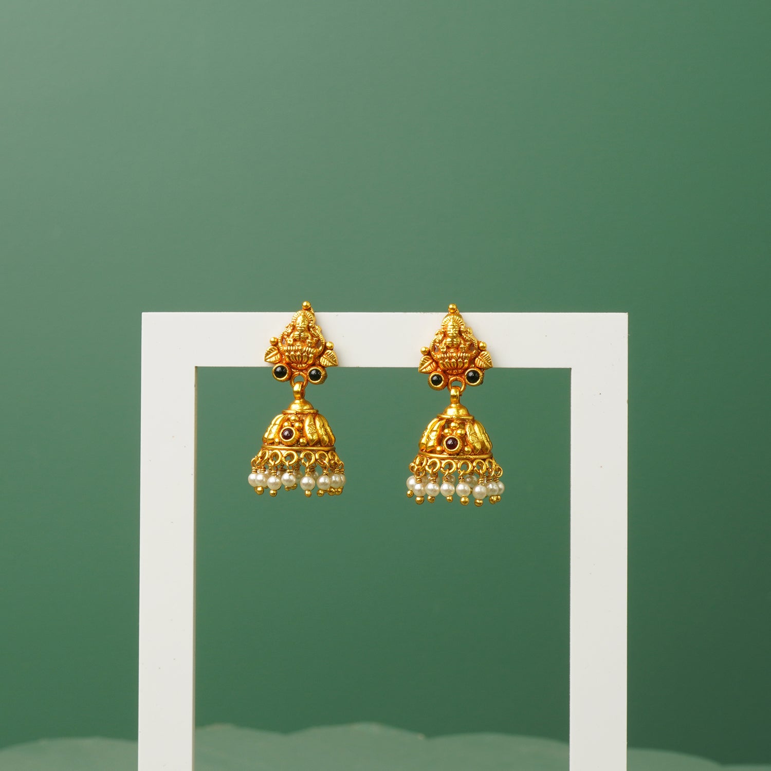 Pure 925 Silver Gold Plated Jhumkas Online