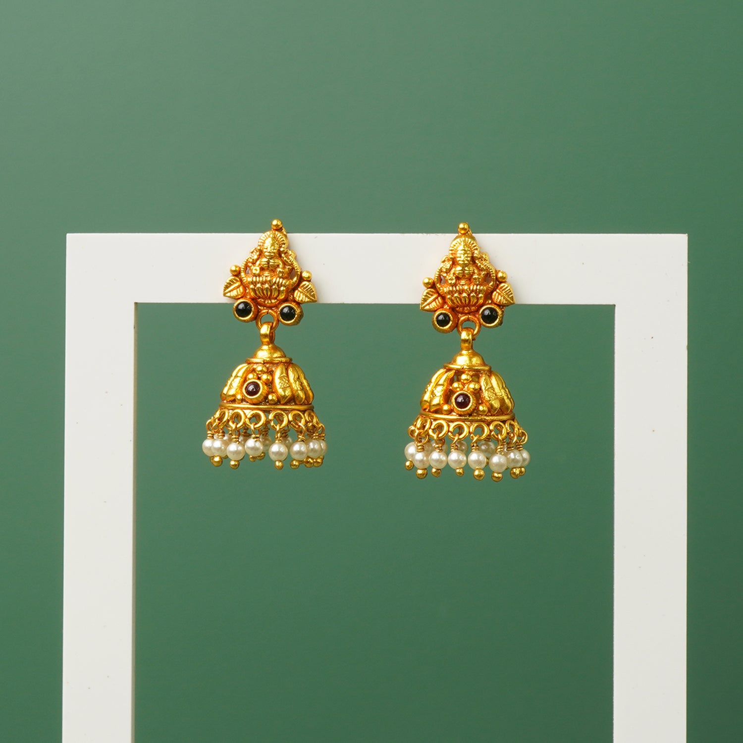 Pure 925 Silver Gold Plated Jhumkas Online