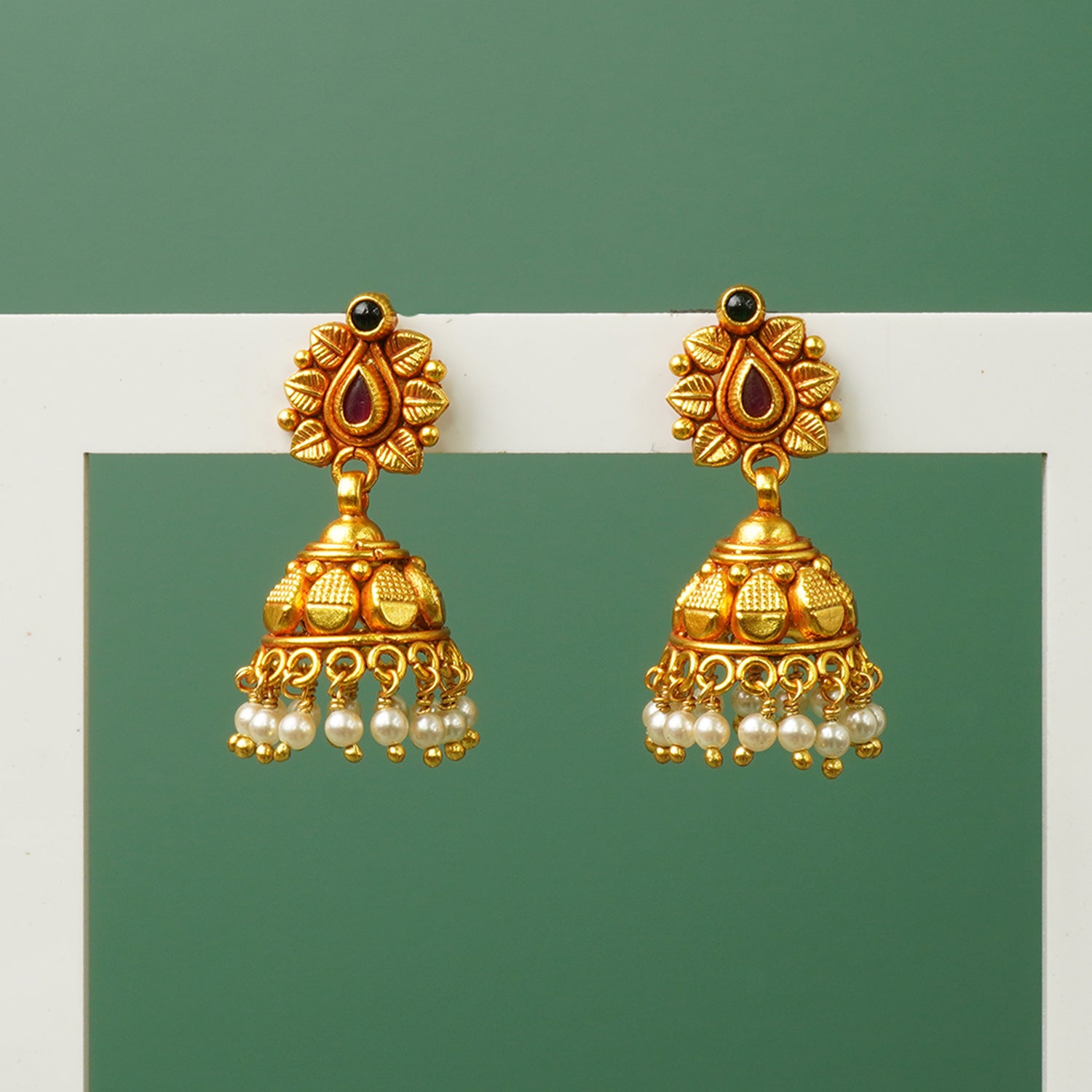 Gold Plated 925 Silver Jhumkas Online