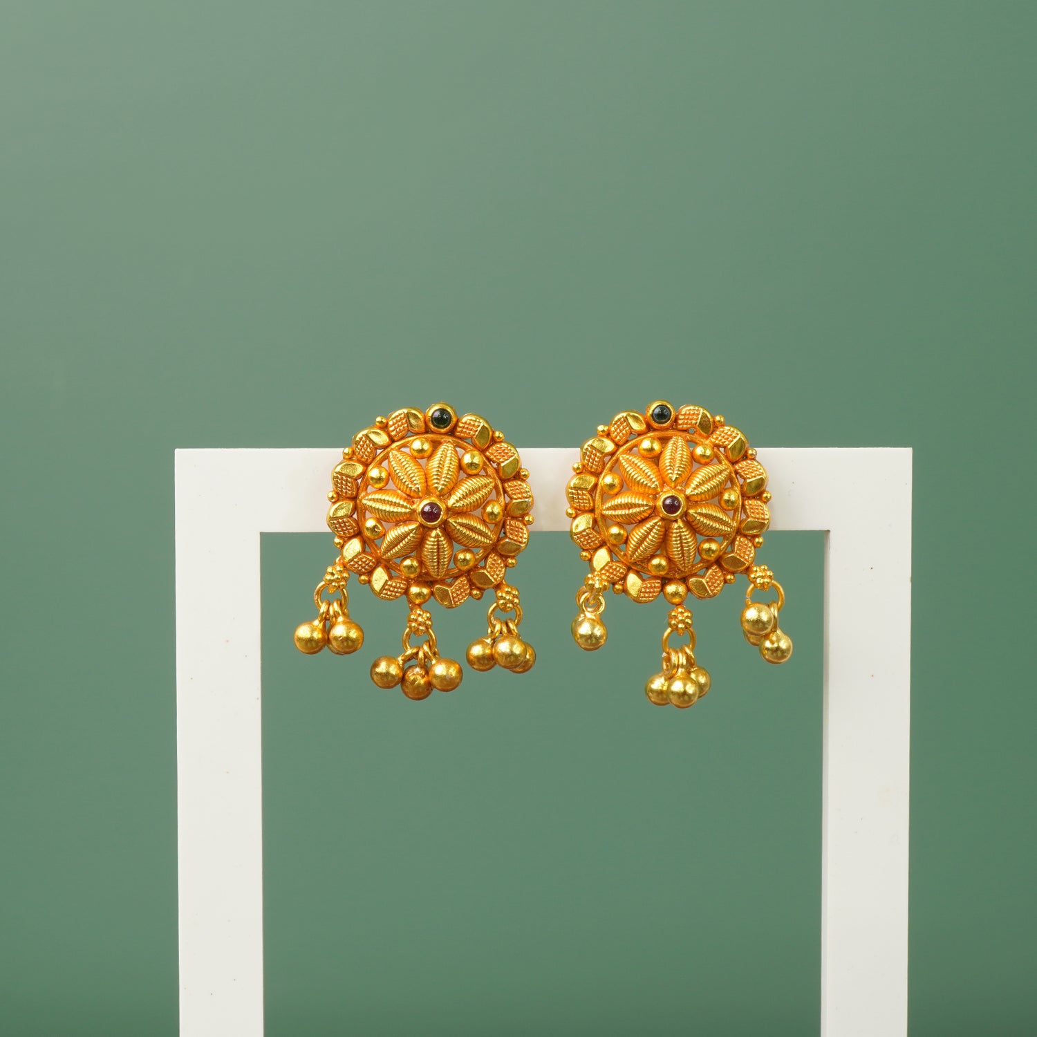 Pure 925 Silver Gold Plated Earrings Design Online