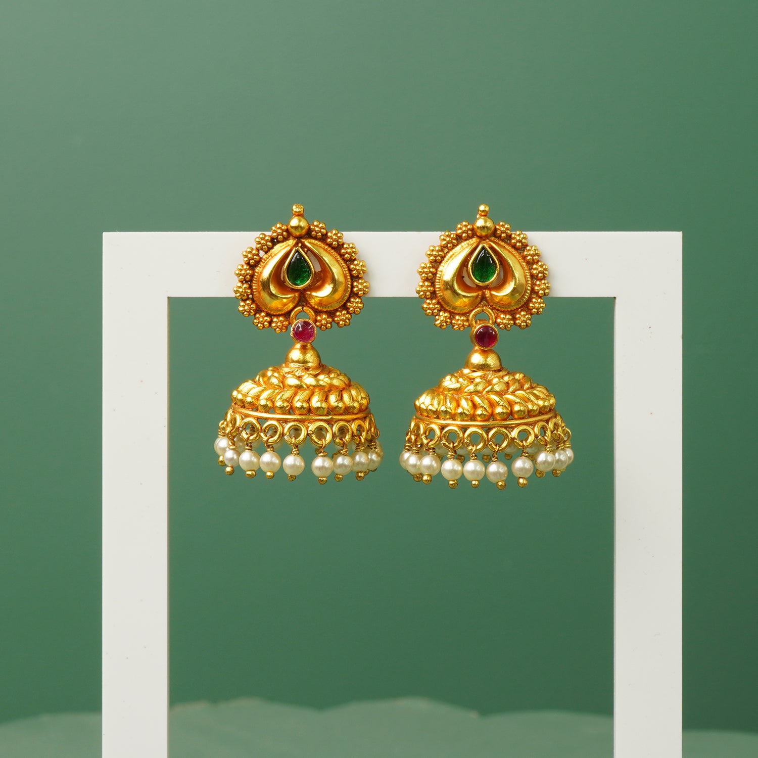 Gold Plated 925 Silver Jhumka Designs Online