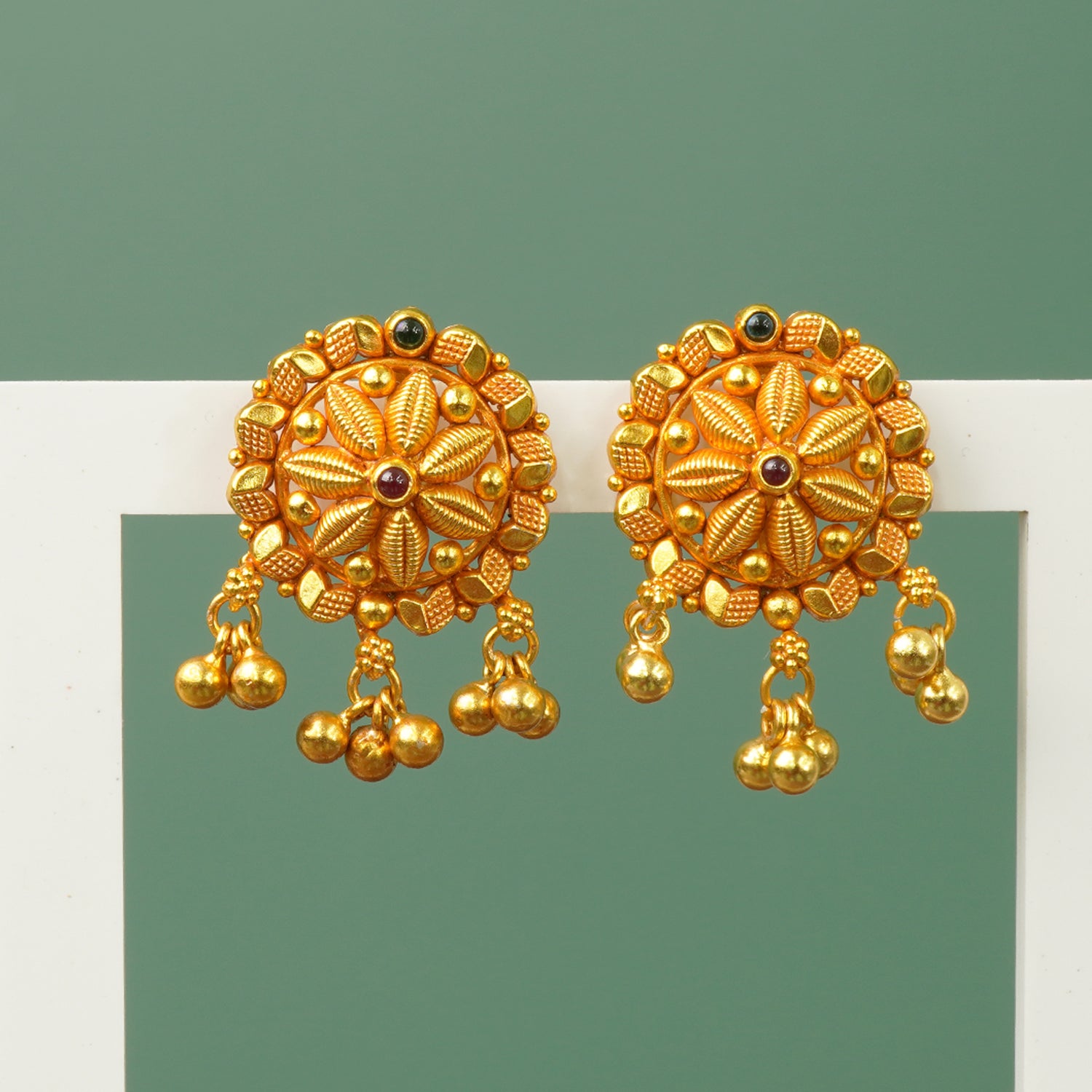 Pure 925 Silver Gold Plated Earrings Design Online