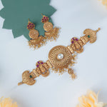 gold plated choker made in 925 silver and dipped in gold