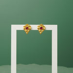 gold plated silver earrings