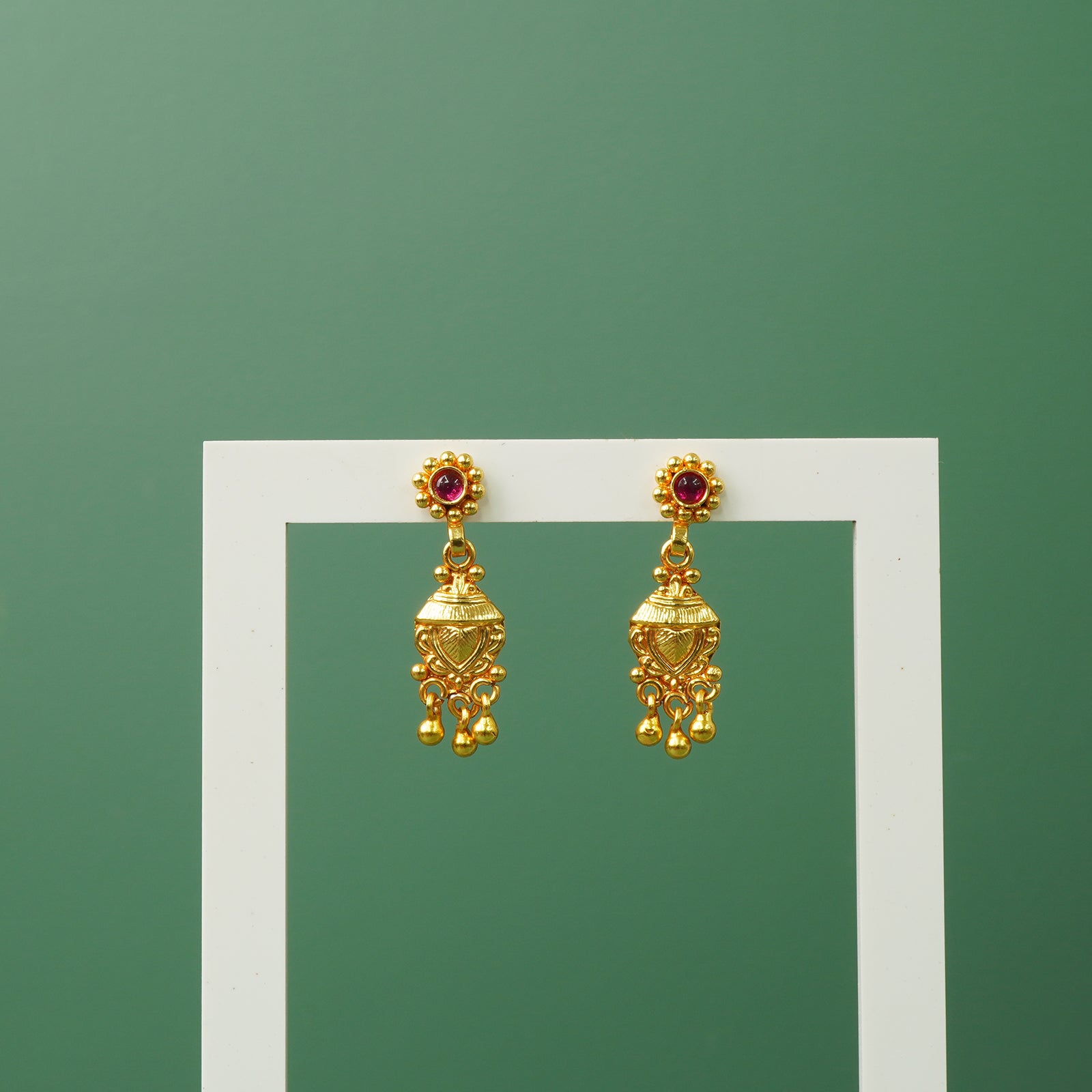 handmade silver gold plated earrings