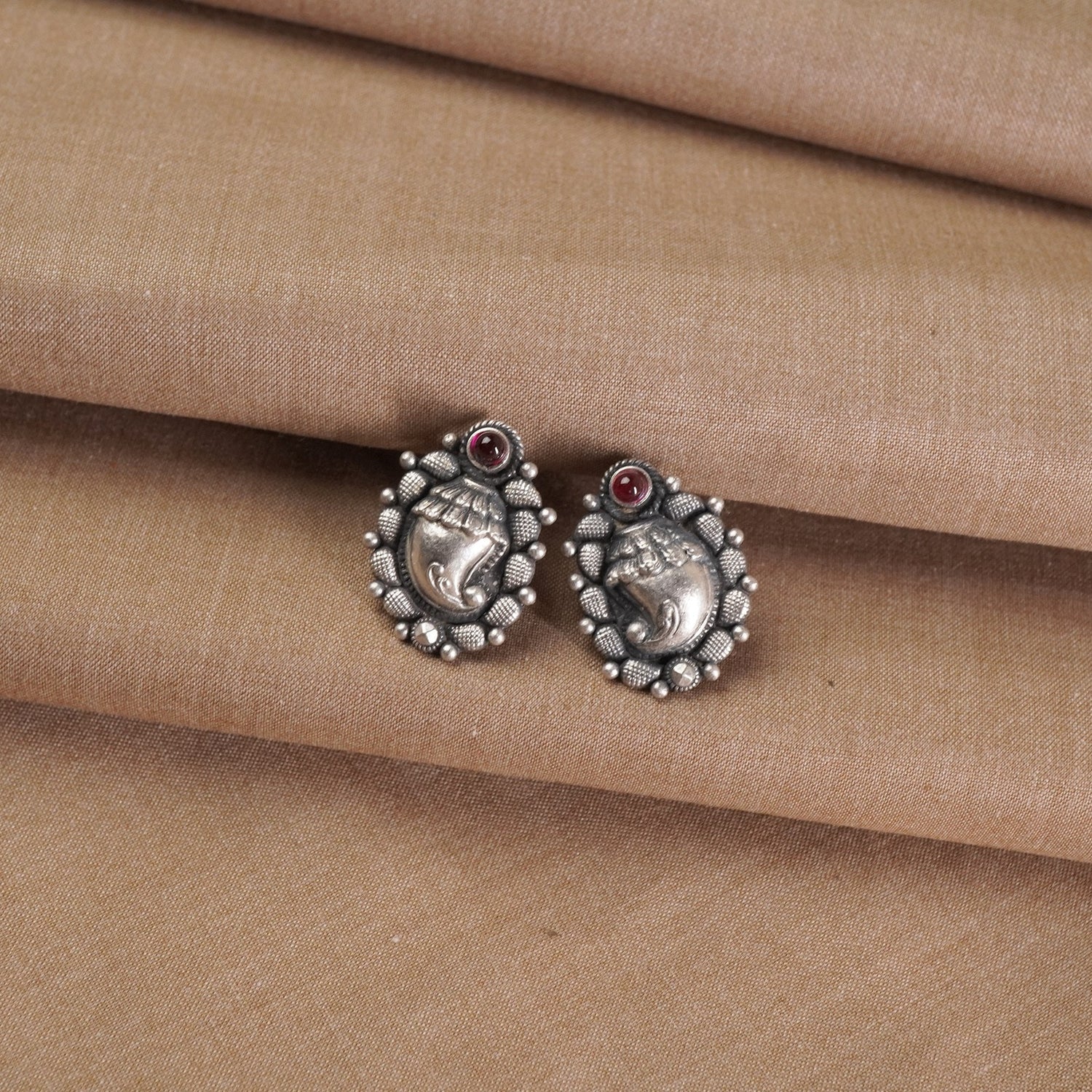 Daily Wear Silver Mango Koyri Earrings