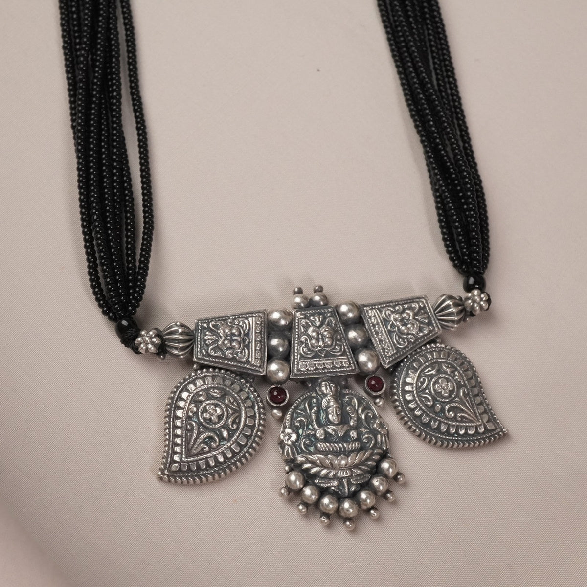 Maharashtrian Silver Mangalsutra Design Long Koyri-Laxmi