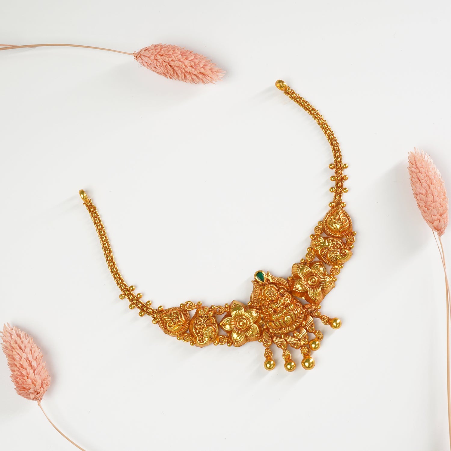 Shop Online Silver Matt Gheru Gold Plated Choker Necklace