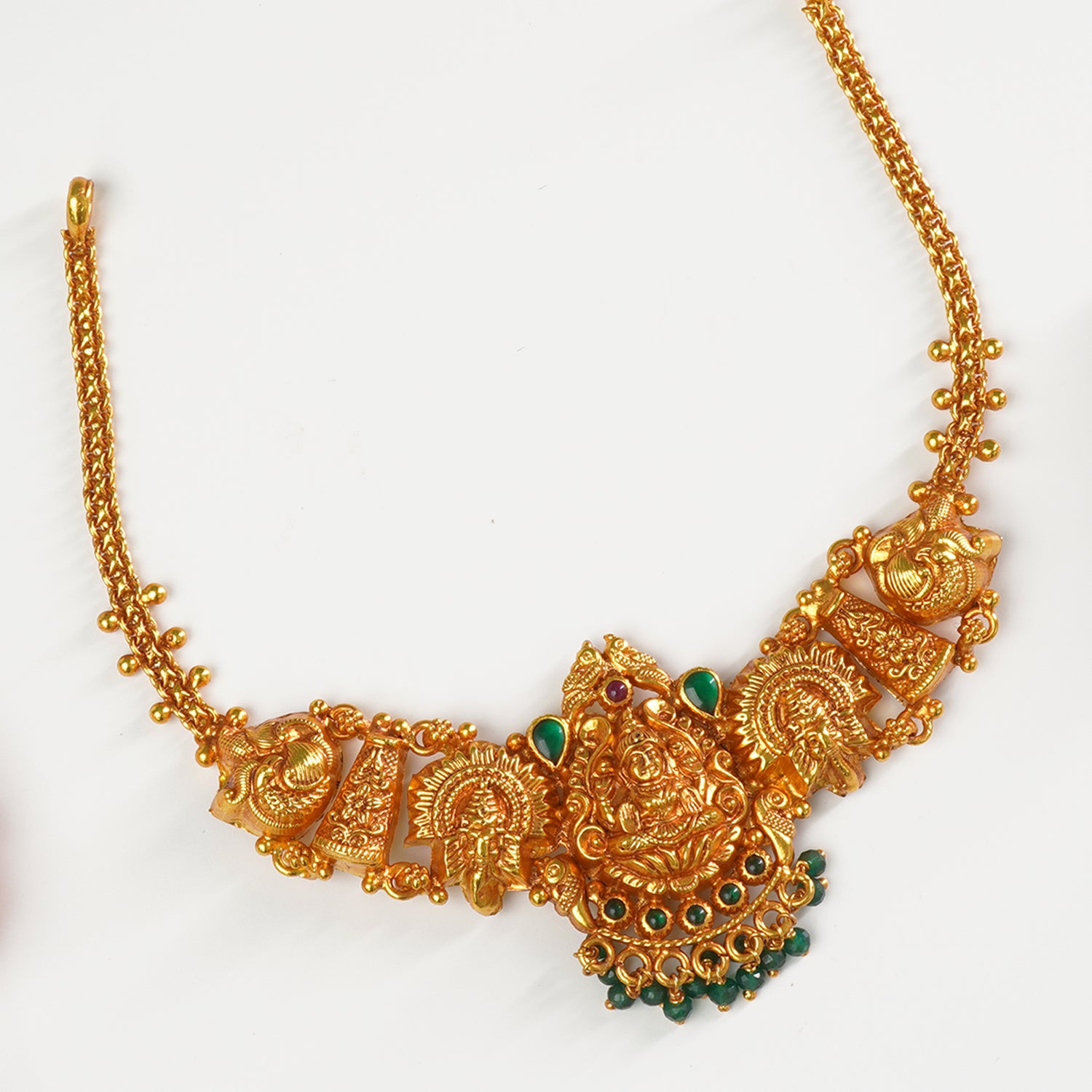 Buy Silver Matt Gheru Gold Plated Choker Necklace Designs Online