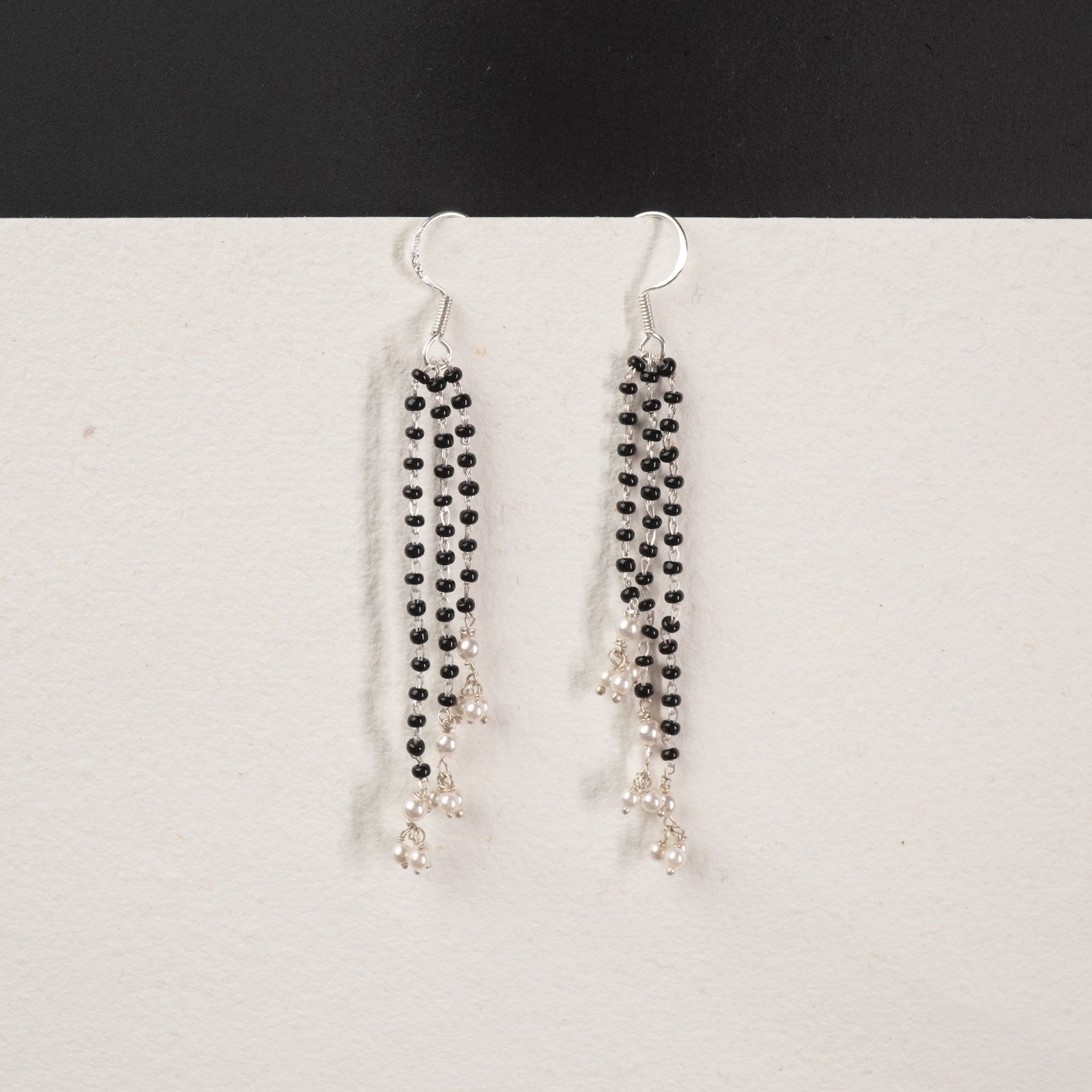 pearl dangler earrings