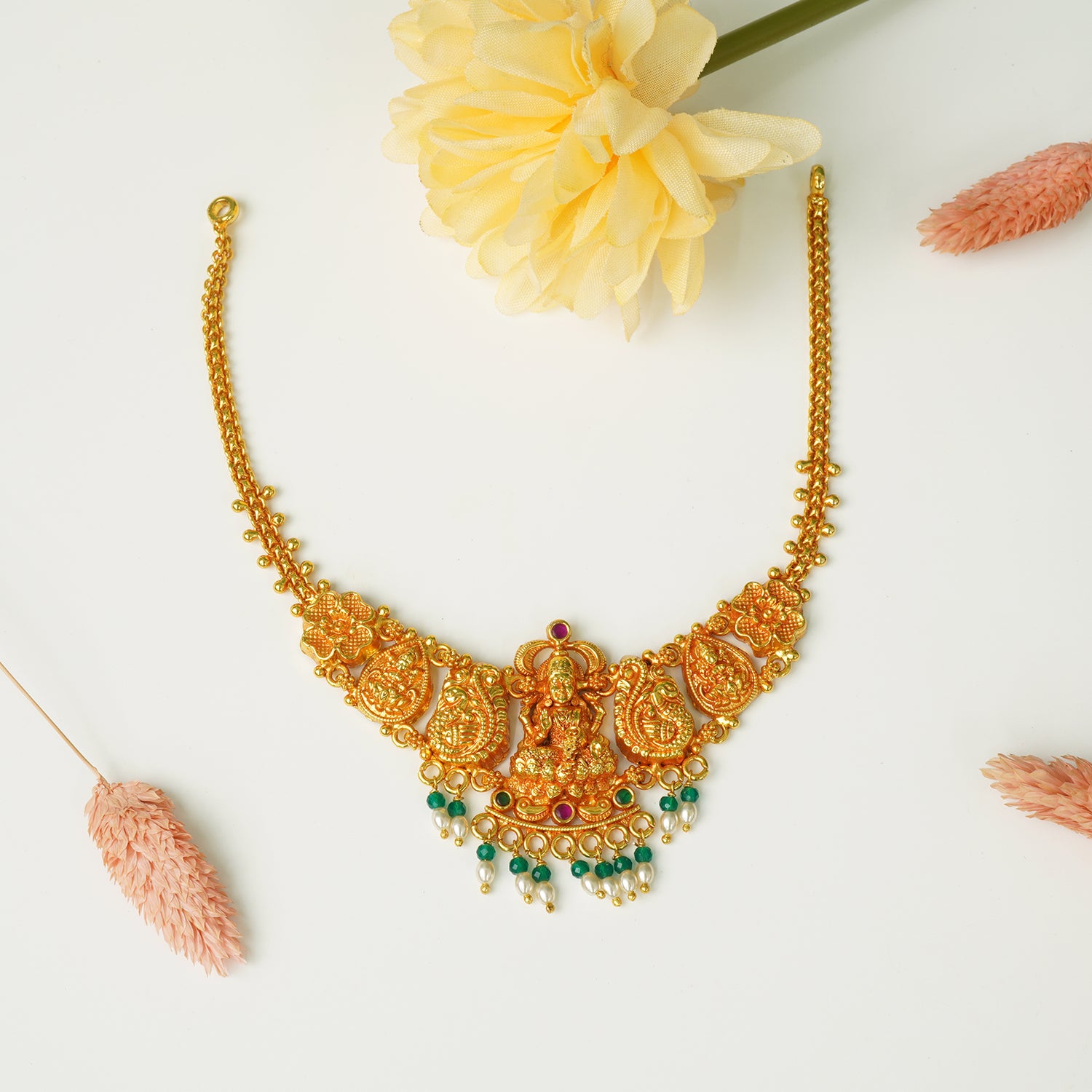 Buy and shop Silver Matt Gheru Gold Plated Choker Necklace Designs